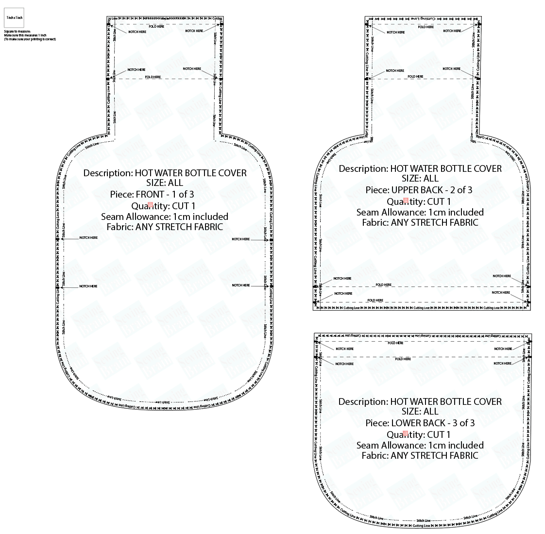 FREE HOT WATER BOTTLE COVER PDF