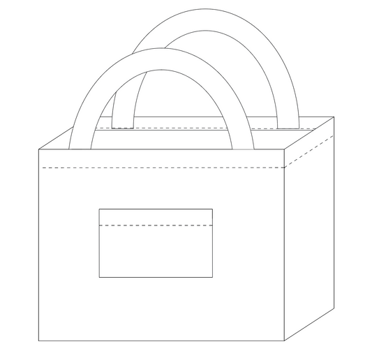 TOTE BAG PATTERN A0 FORMAT